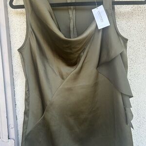 Banana Republic Olive Green Blouse